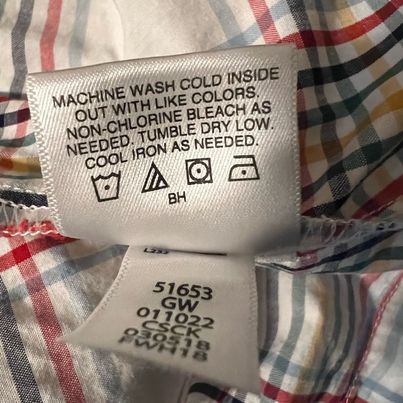 Hanna Andersson Smocked Primary Plaid Dress - Picture 8 of 13